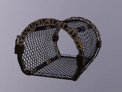 LobsterPot Low-poly 3D model