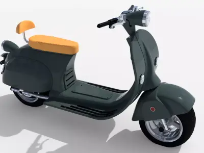 Electric scooter Free 3D model