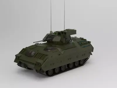 BMP Bradley Fighting Vehicle 3D model