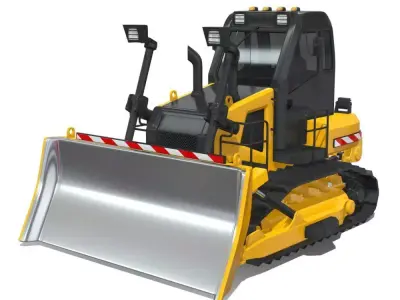 Shubbak Bulldozer 3D model