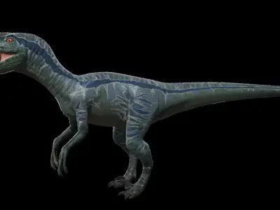 Raptor Low-poly 3D model buy