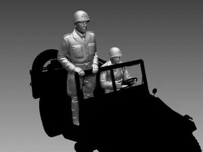 general Patton 3D print model purchase