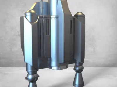 Mandolorian Jetpack 3D print model