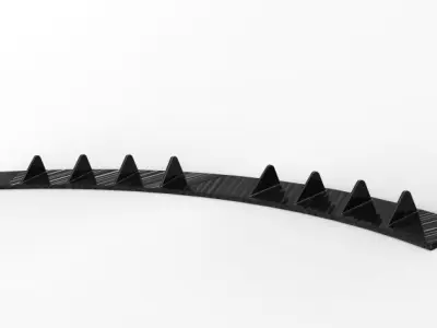 Rear Vortex Generator for CTS-V Sedan Free 3D model