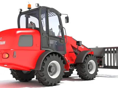 Weidemann Telehandler Forklift 3D model