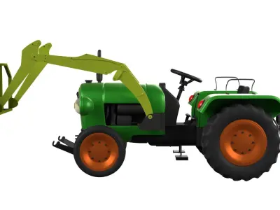 Tractor Hay Mower  3D model