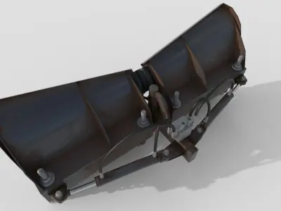 Fjaras snow plow 3D model