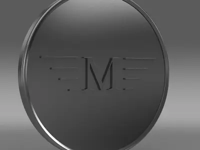 mansory logo 3D model by Sergey