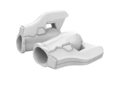 Tracer Arm Armor - Overwatch - STL CAD bundle - Commercial Use 3D print model