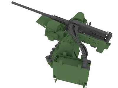 Guardian 20 RWS REMOTE WEAPON STATION turret 3D model