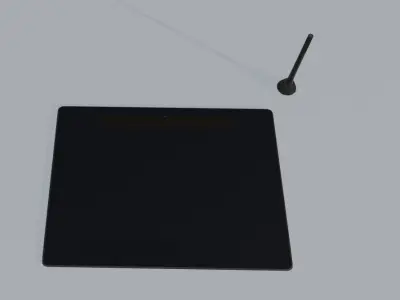 High Poly Graphic Tablet Modle 3D model
