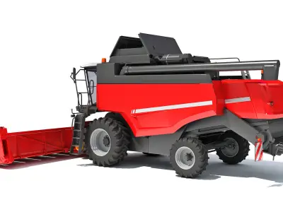 Combine Harvester 3D model 21