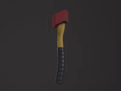 Old Axe 3D Model Low-poly 3D model