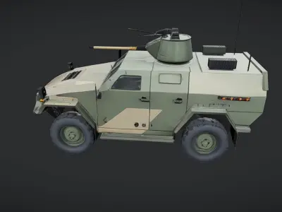 military armored vehicle 3D model purchase