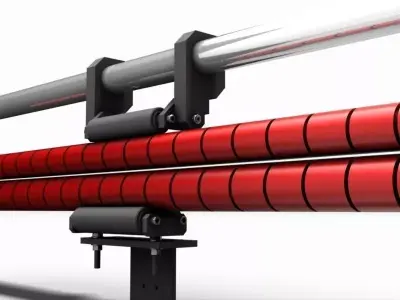 Shaft Anti-Bending System 3D model