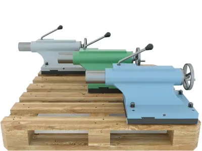 Turning machine tool - Tailstock spare part 3D model