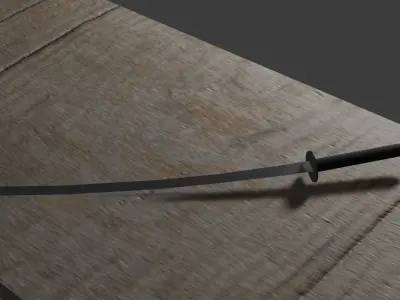 Katana Free low-poly 3D model purchase