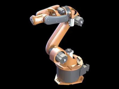 robot arms  Free 3D model
