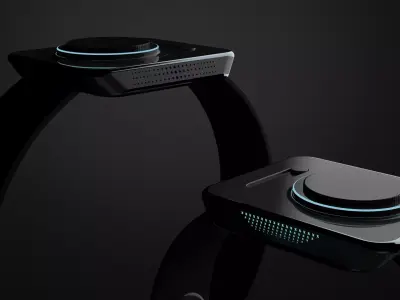 Smart bracelet for the blind 3D model