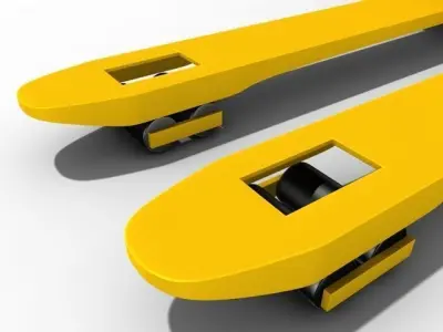 Electric pallet truck 3D model