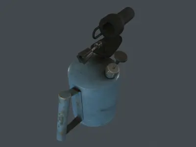 Blowlamp fire extinguisher Free 3D model