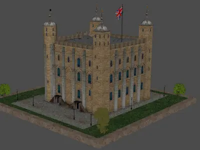 Tower of London 3D model purchase