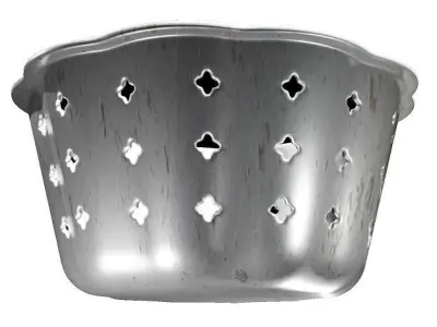 Classic Aluminium Tray 3D model
