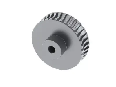 Worm Wheel  Free 3D model