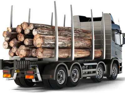 Truck R650 timber 2020 3D model