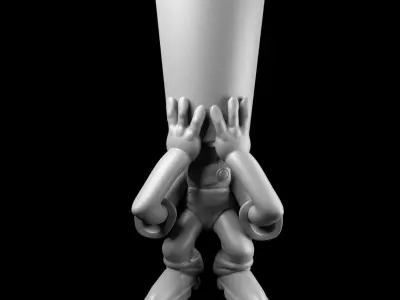 Pencil holder Vase holder objects holder Free 3D print model