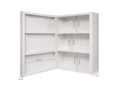 Lockable Medicine Cabinet 3D model