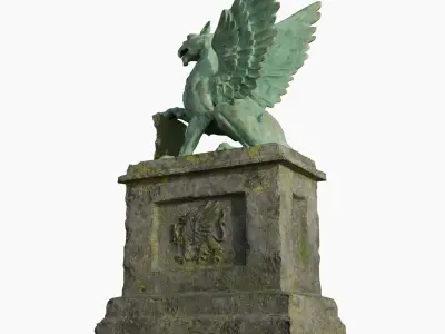  Griffin Statue 