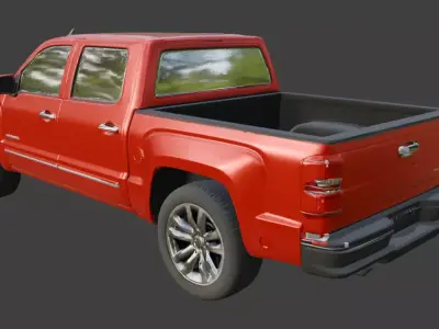 Vintage Rusty Pickup Truck 3D Model 3D model get
