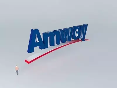 Logo de Amway. Free 3D model