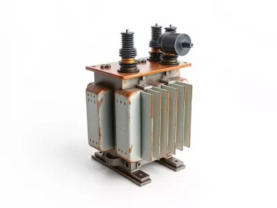 Rustic Industrial Transformer model pack Low-poly 3D model
