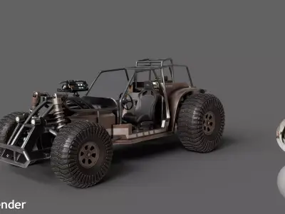 Dune Hopper 3D Model SUBD 3D model