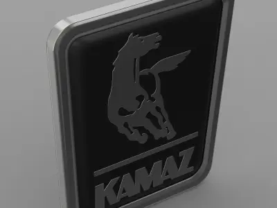 kamaz logo 3D model