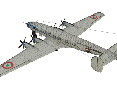 Breda Zappata BZ308 Low-poly 3D model