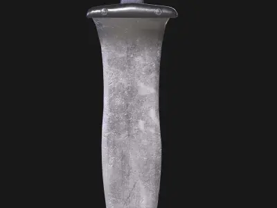 The Roman dagger Pugio Mortuum Low-poly 3D model
