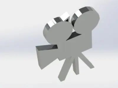 Antique Camera Pendant Free 3D print model