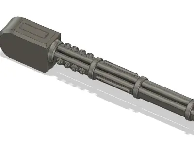 Plasma Gatling Free 3D print model