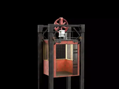 Old Elevator 3D model purchase