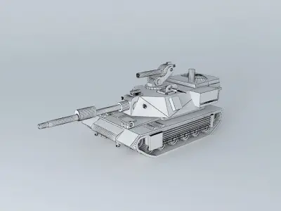 tank Tass 1 KAZ ARMY Free 3D model