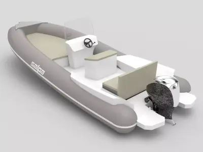 Salpa Soleil 20 Rubber Boat Free 3D model