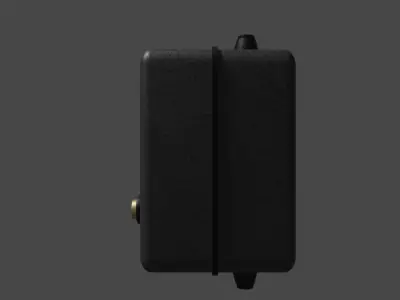 Industrial electric switch Free low-poly 3D model