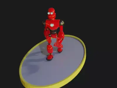 Robot Free low-poly 3D model purchase