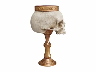 Skull cup 3D model