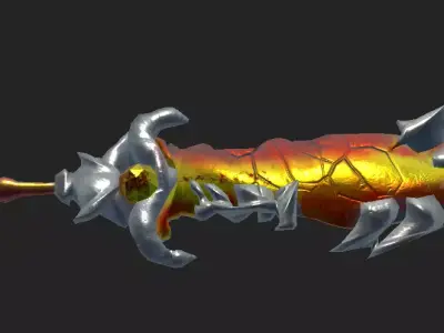 Epic Weapon Pack For RPG Games Low-poly 3D model