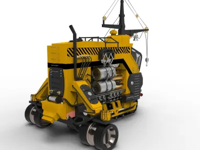3D Concept Vehicle  3D model