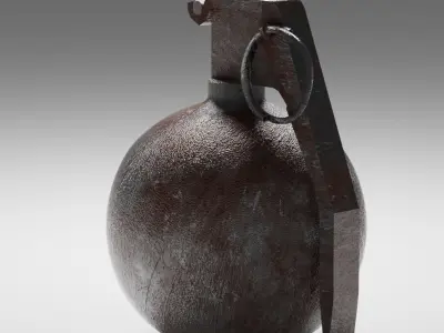 Bomb Ball Low-poly 3D model